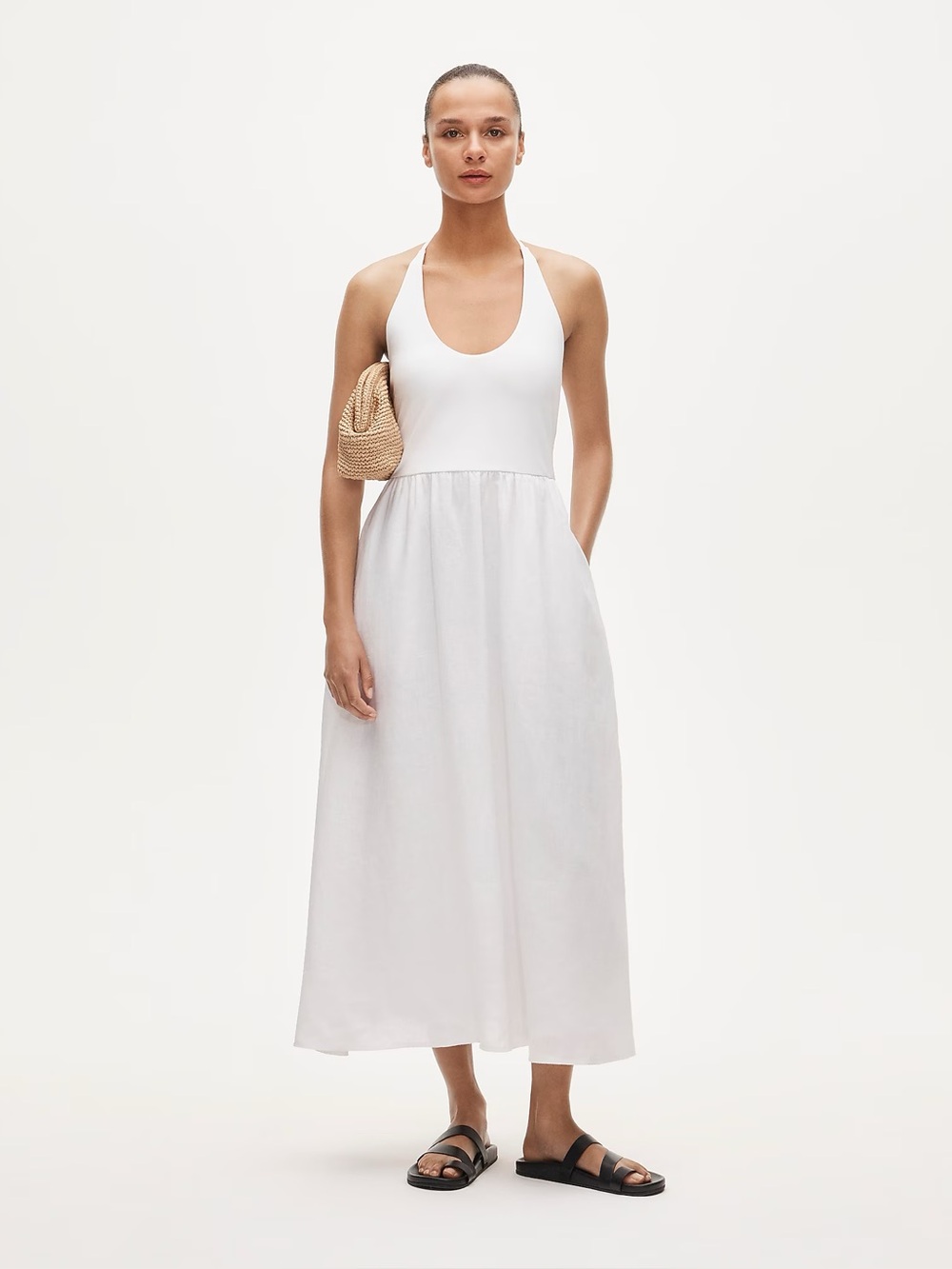 J.Crew Mixy halter dress CV655